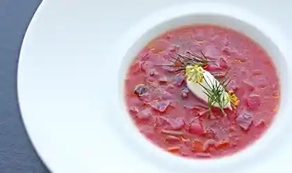 ビーツのミネストローネ